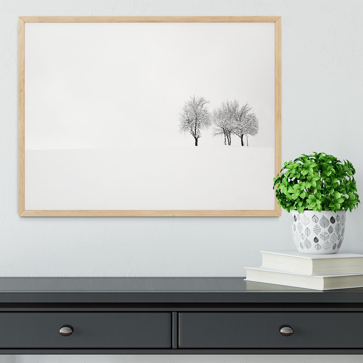 Tree And Silence Framed Print - Canvas Art Rocks - 4