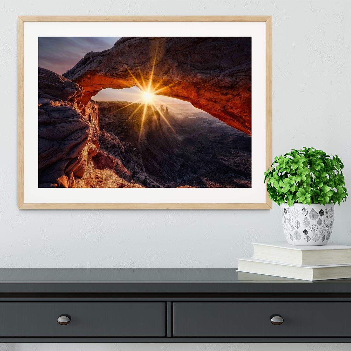 The Mesa Arch Framed Print - Canvas Art Rocks - 3