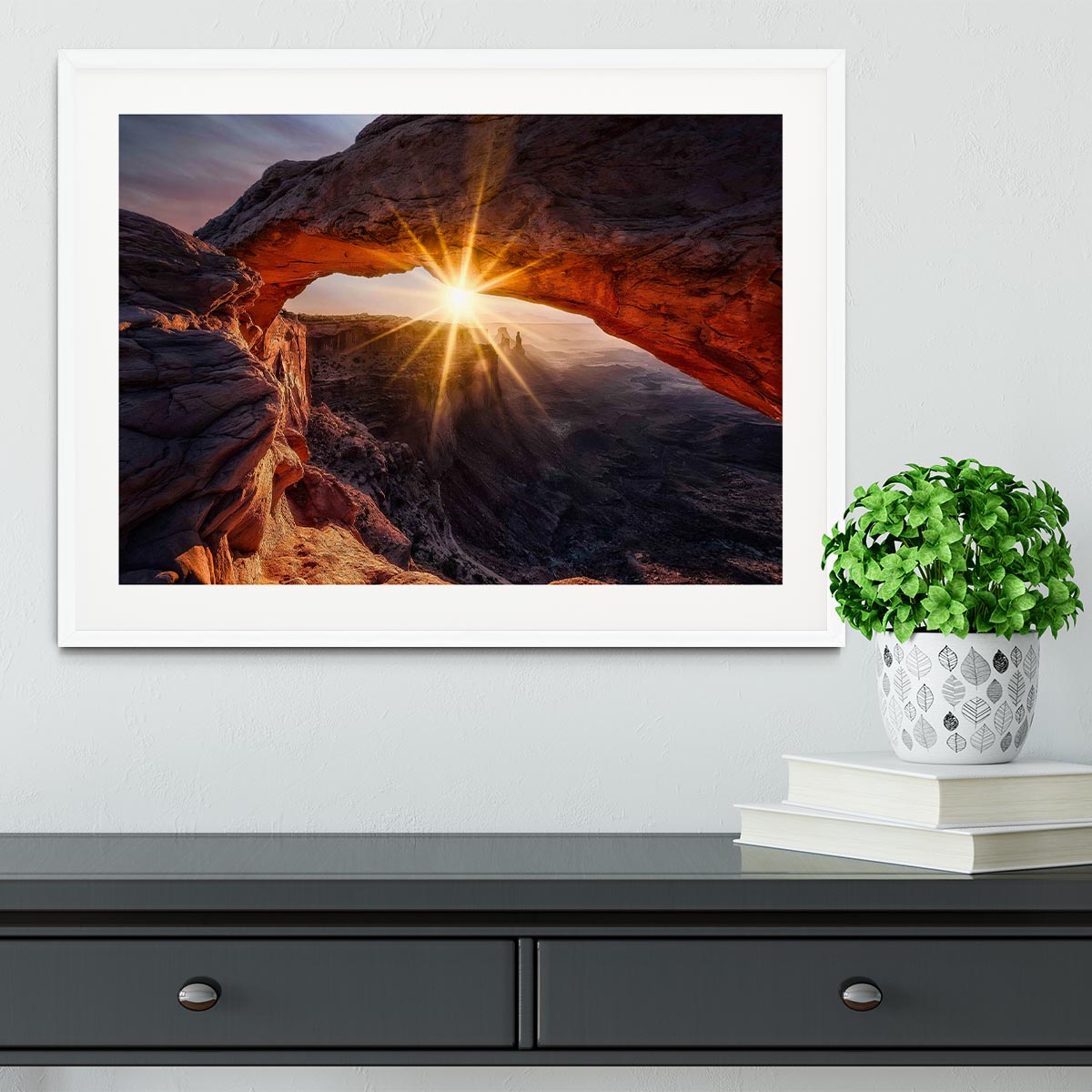 The Mesa Arch Framed Print - Canvas Art Rocks - 5