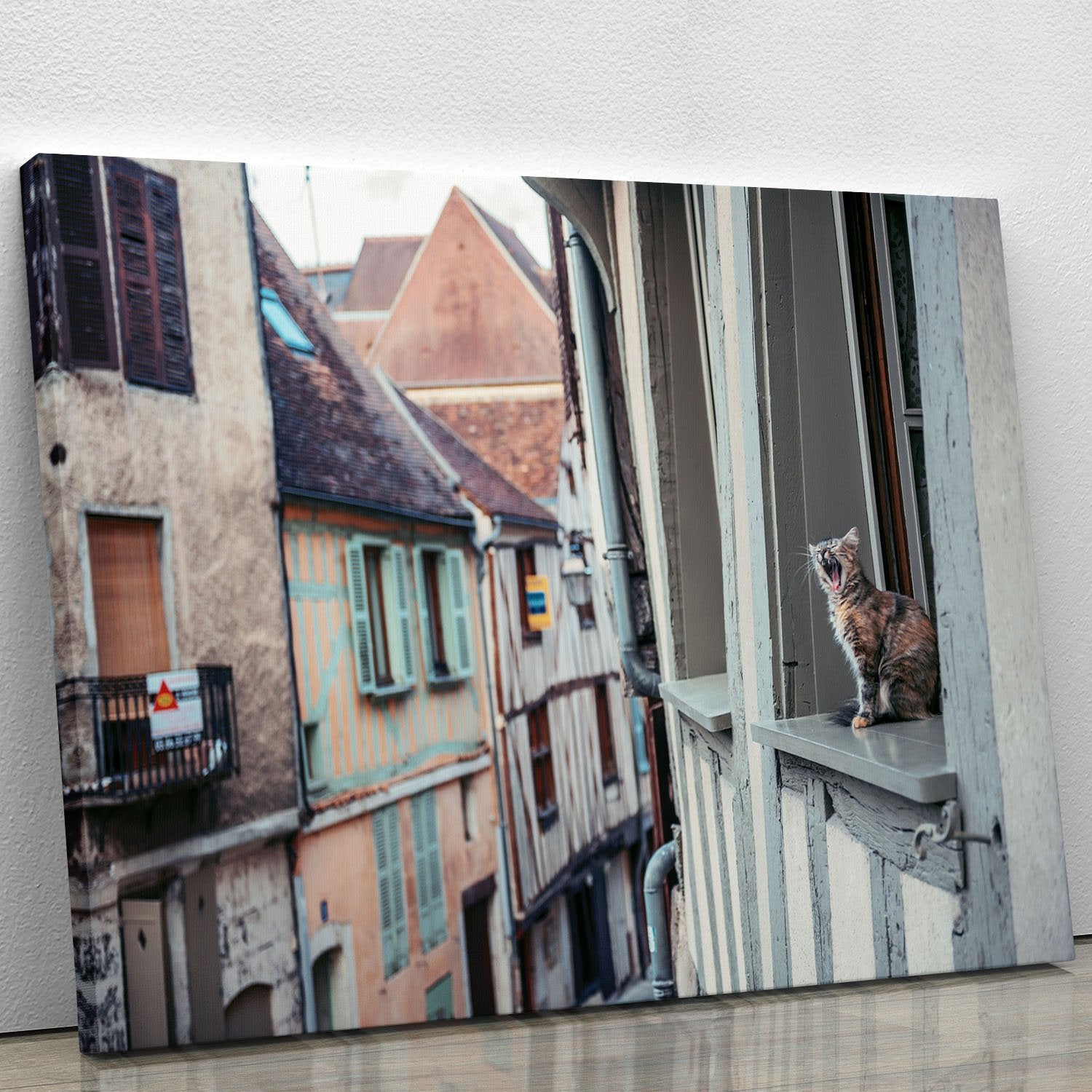 Cat In Window Canvas Print or Poster - Canvas Art Rocks - 1