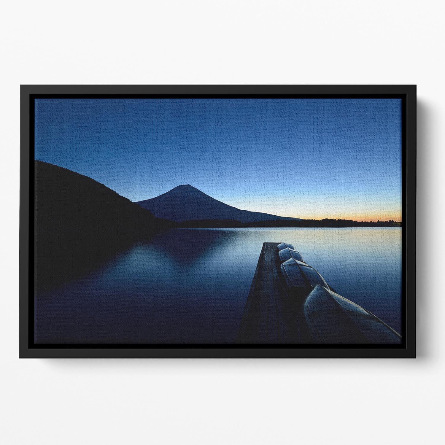 Silence Floating Framed Canvas - Canvas Art Rocks - 2