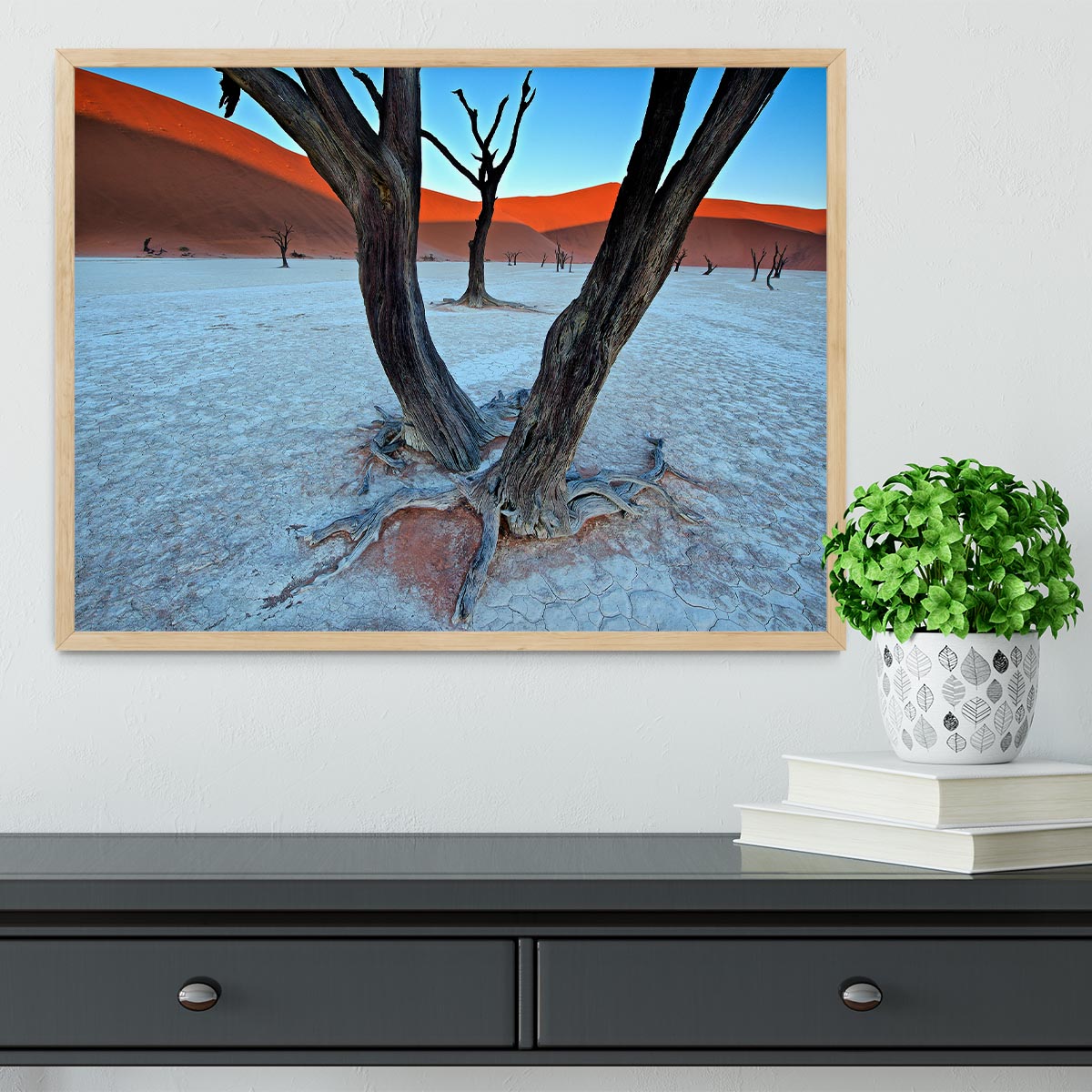 Ancient Trees In The Vlei Framed Print - Canvas Art Rocks - 4