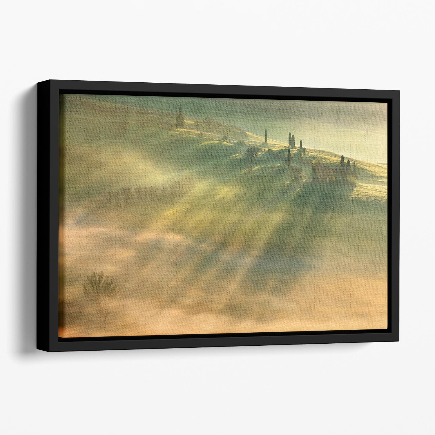 Mist Floating Framed Canvas - Canvas Art Rocks - 1