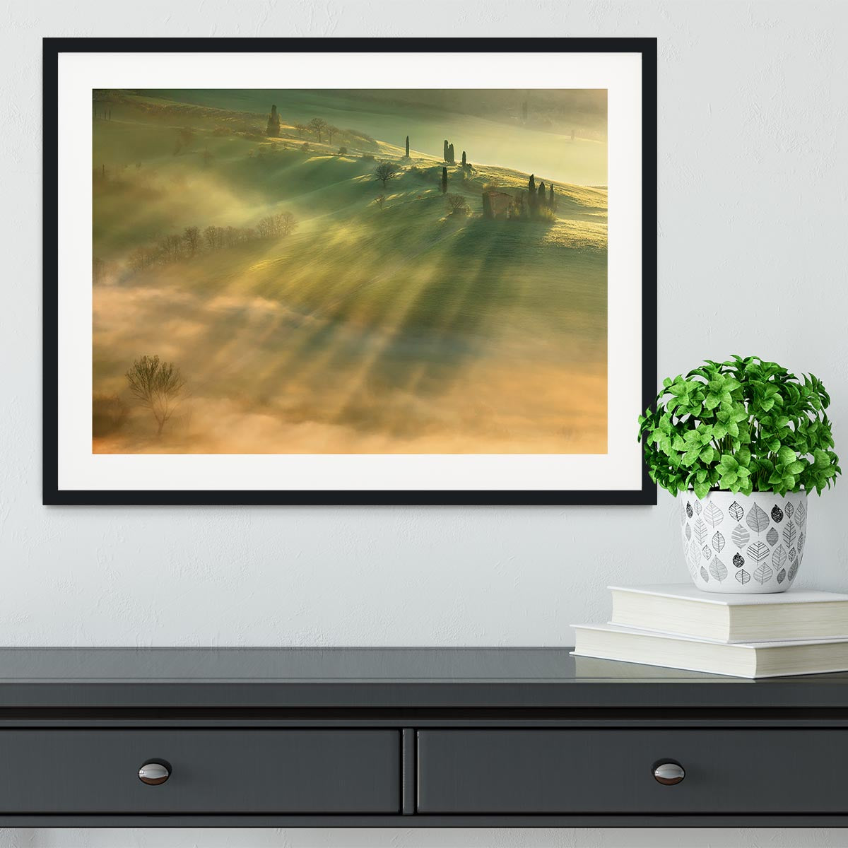 Mist Framed Print - Canvas Art Rocks - 1