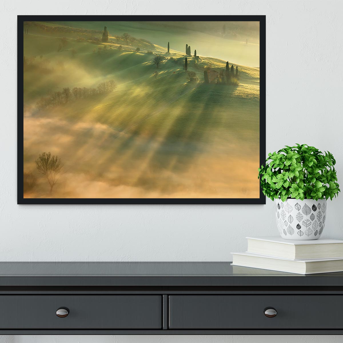 Mist Framed Print - Canvas Art Rocks - 2