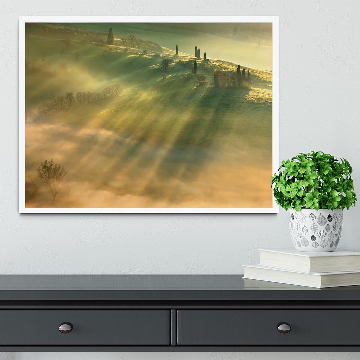 Mist Framed Print - Canvas Art Rocks -6