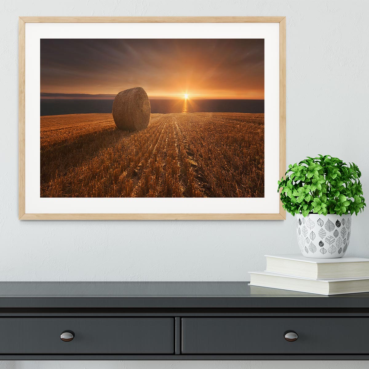 Gold Harvest Framed Print - Canvas Art Rocks - 3