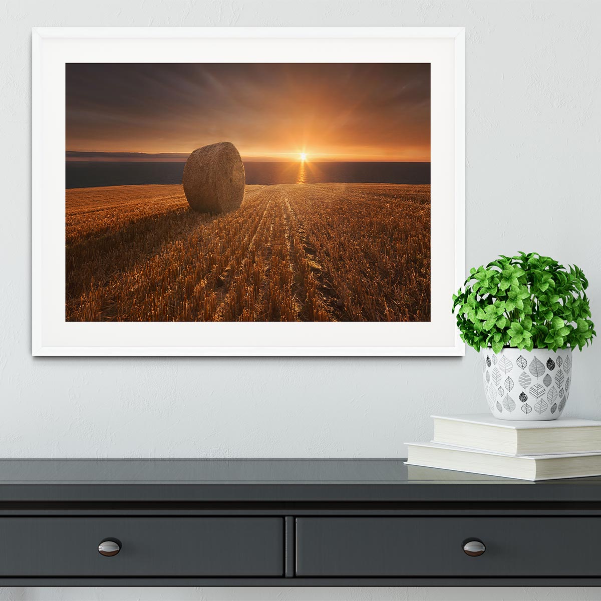 Gold Harvest Framed Print - Canvas Art Rocks - 5