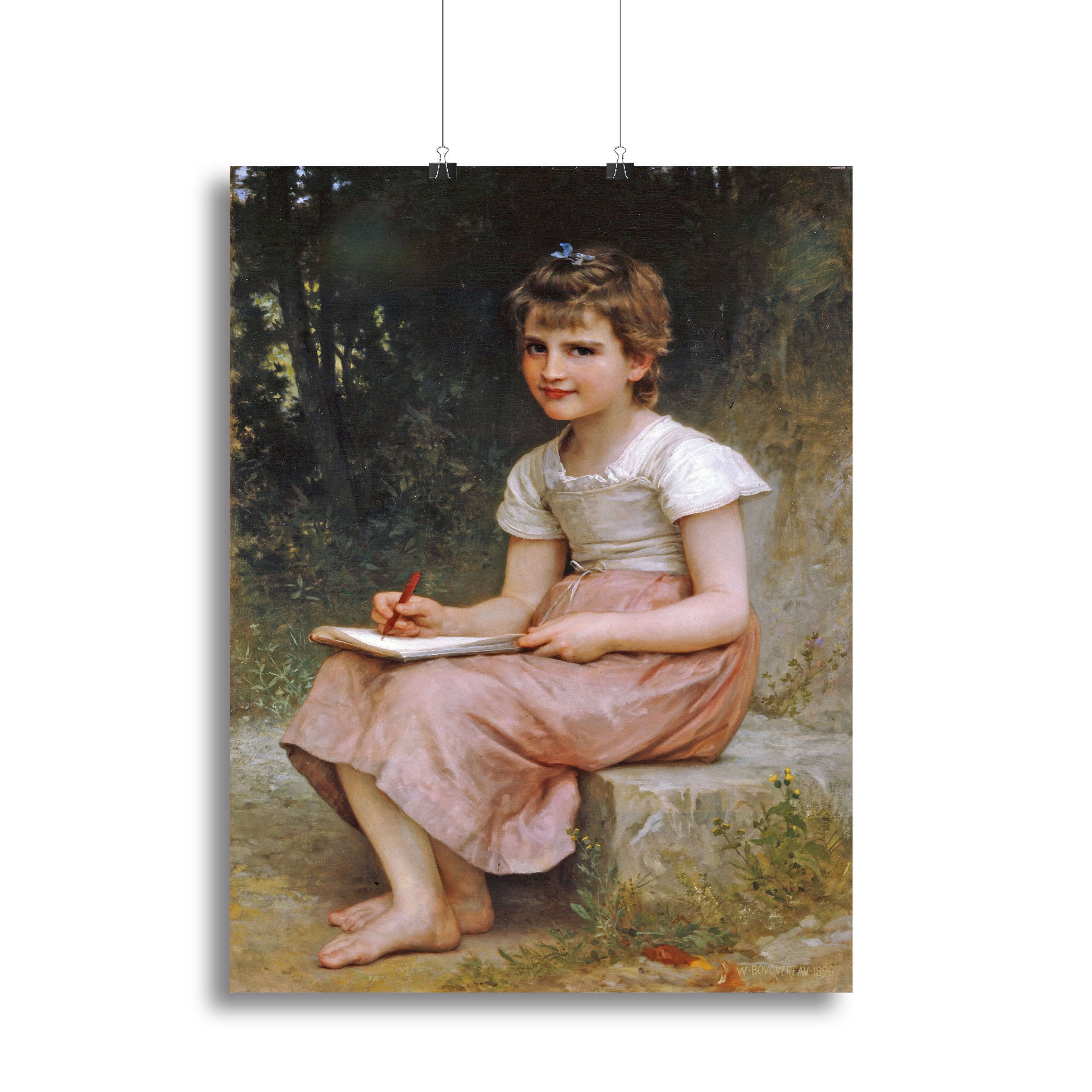 A Calling 1896 By Bouguereau Canvas Print or Poster