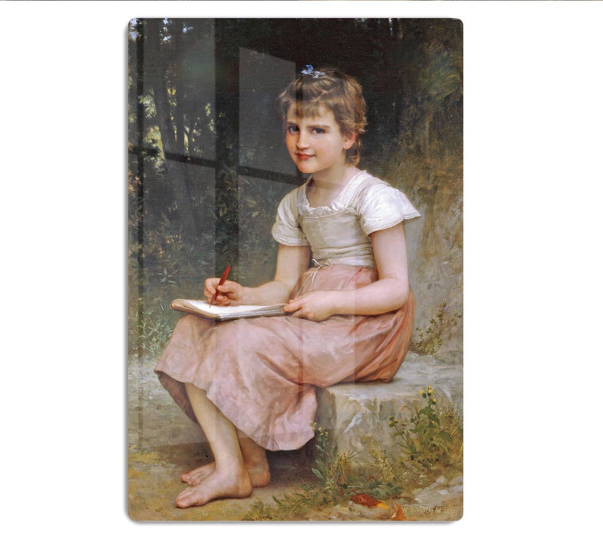 A Calling 1896 By Bouguereau HD Metal Print