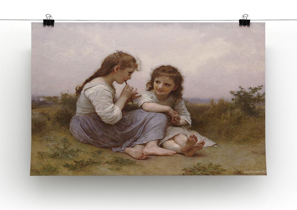 A Childhood Idyll 1900 By Bouguereau Canvas Print or Poster - Canvas Art Rocks - 2