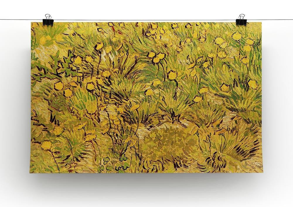 A Field of Yellow Flowers by Van Gogh Canvas Print & Poster - Canvas Art Rocks - 2