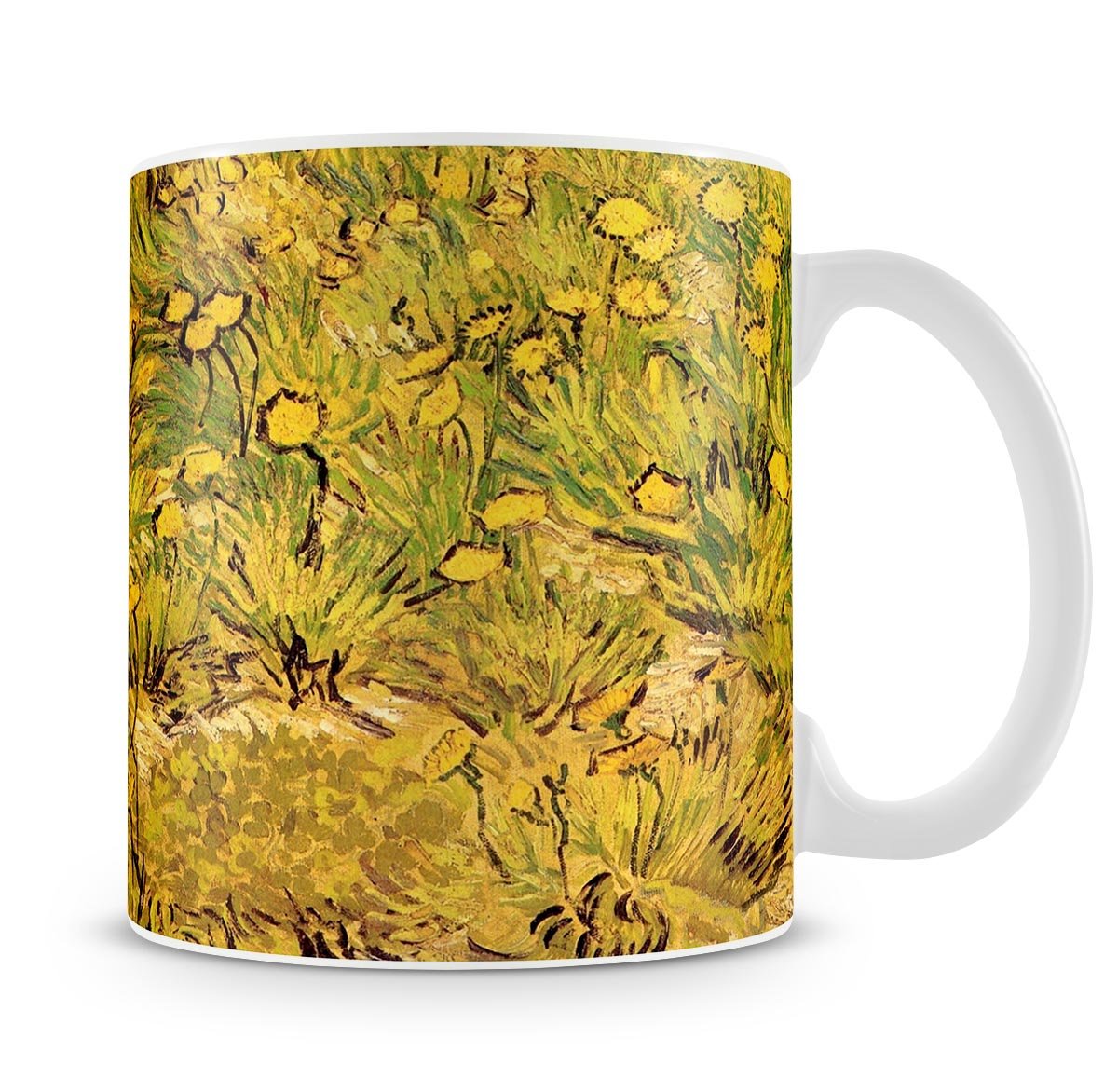 A Field of Yellow Flowers by Van Gogh Mug - Canvas Art Rocks - 4