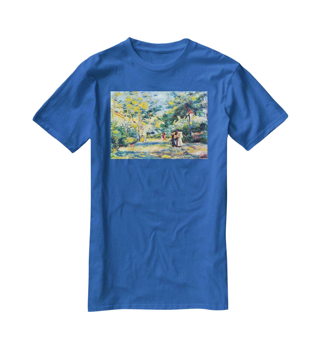 A Garden in Montmartre by Renoir T-Shirt - Canvas Art Rocks - 2
