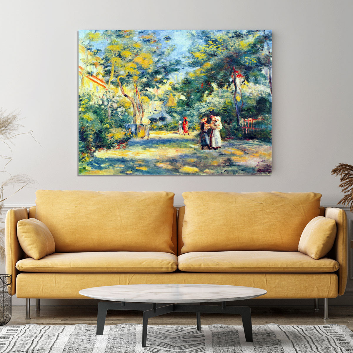 A Garden in Montmartre by Renoir Canvas Print or Poster - Canvas Art Rocks - 4