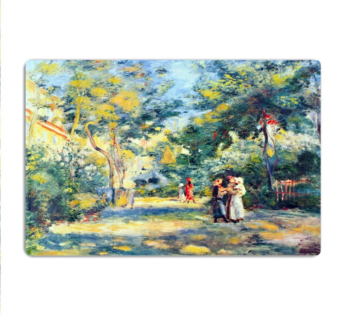 A Garden in Montmartre by Renoir HD Metal Print