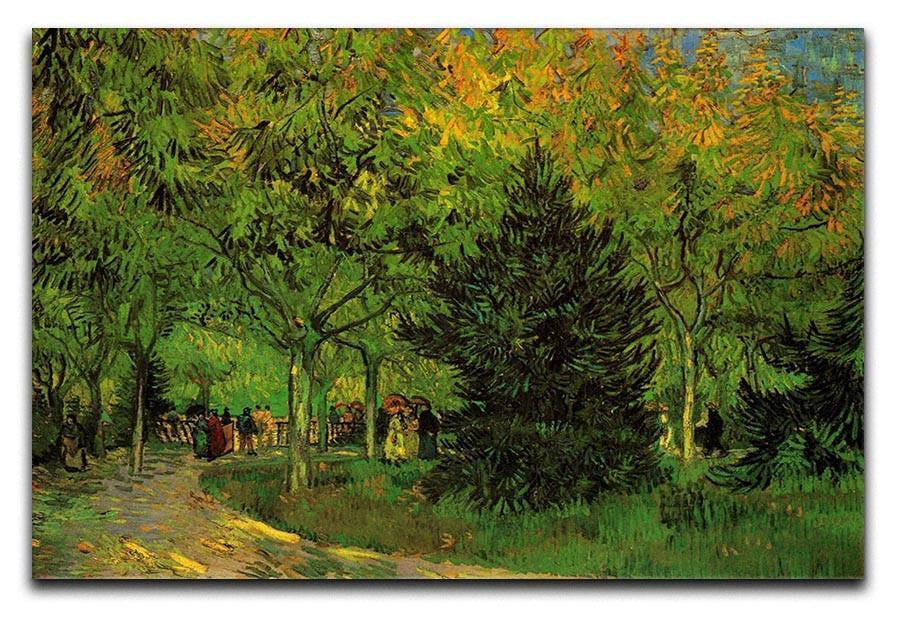 A Lane in the Public Garden at Arles by Van Gogh Canvas Print & Poster  - Canvas Art Rocks - 1