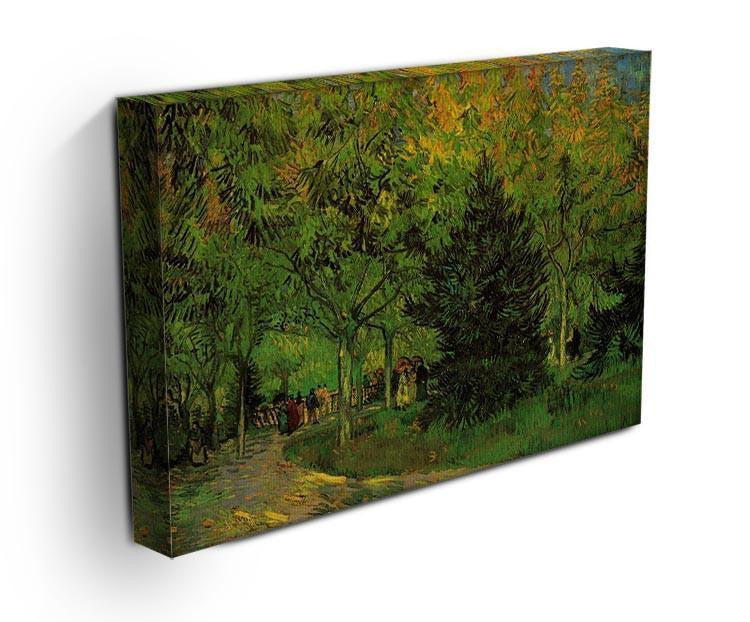A Lane in the Public Garden at Arles by Van Gogh Canvas Print & Poster - Canvas Art Rocks - 3