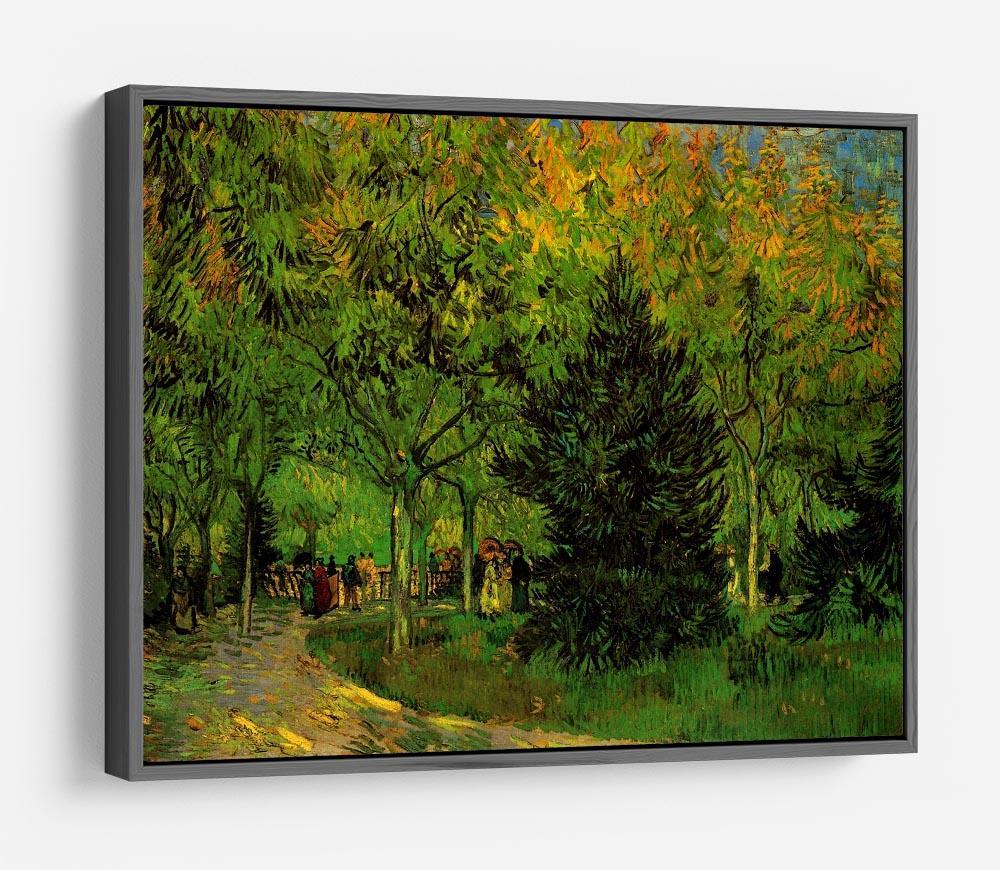 A Lane in the Public Garden at Arles by Van Gogh HD Metal Print