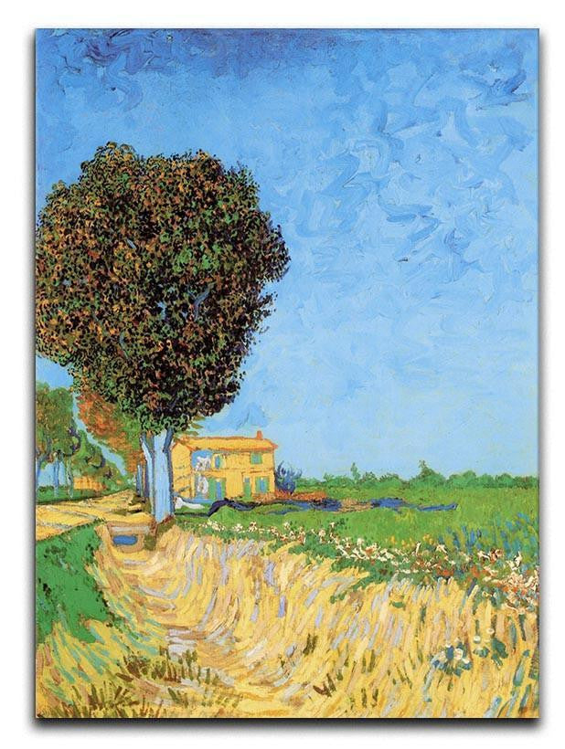 A Lane near Arles by Van Gogh Canvas Print & Poster  - Canvas Art Rocks - 1