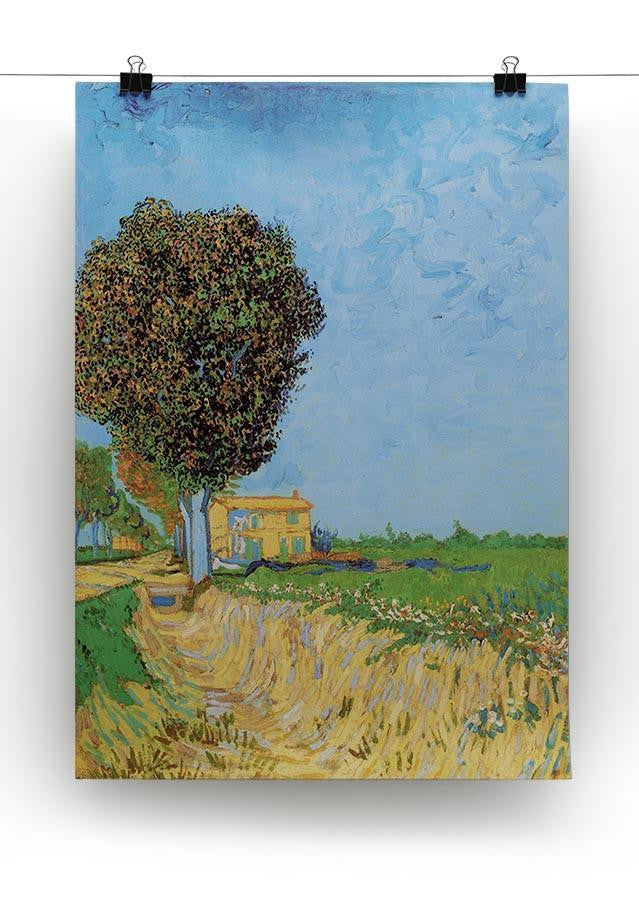 A Lane near Arles by Van Gogh Canvas Print & Poster - Canvas Art Rocks - 2