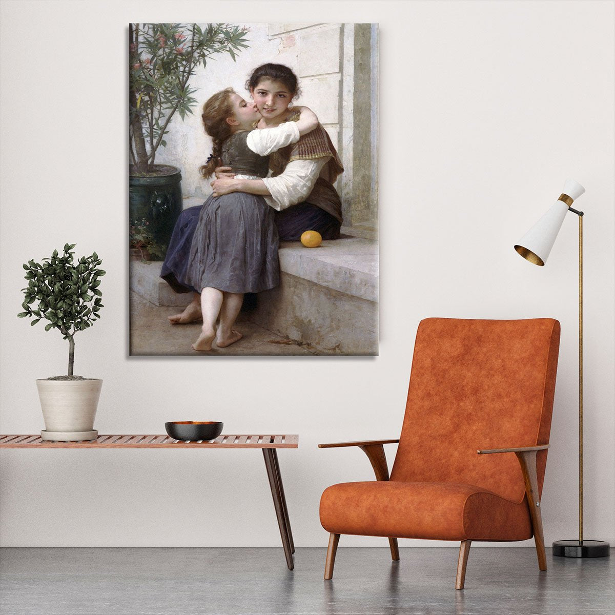 A Little Coaxing 1890 By Bouguereau Canvas Print or Poster