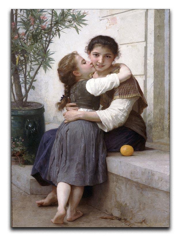A Little Coaxing 1890 By Bouguereau Canvas Print or Poster  - Canvas Art Rocks - 1