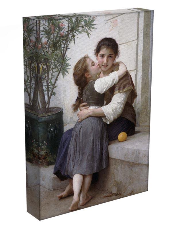 A Little Coaxing 1890 By Bouguereau Canvas Print or Poster - Canvas Art Rocks - 3