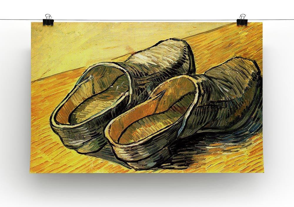 A Pair of Leather Clogs by Van Gogh Canvas Print & Poster - Canvas Art Rocks - 2