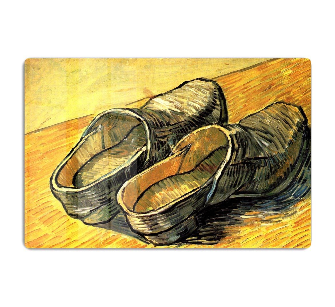 A Pair of Leather Clogs by Van Gogh HD Metal Print