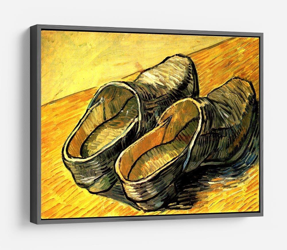 A Pair of Leather Clogs by Van Gogh HD Metal Print
