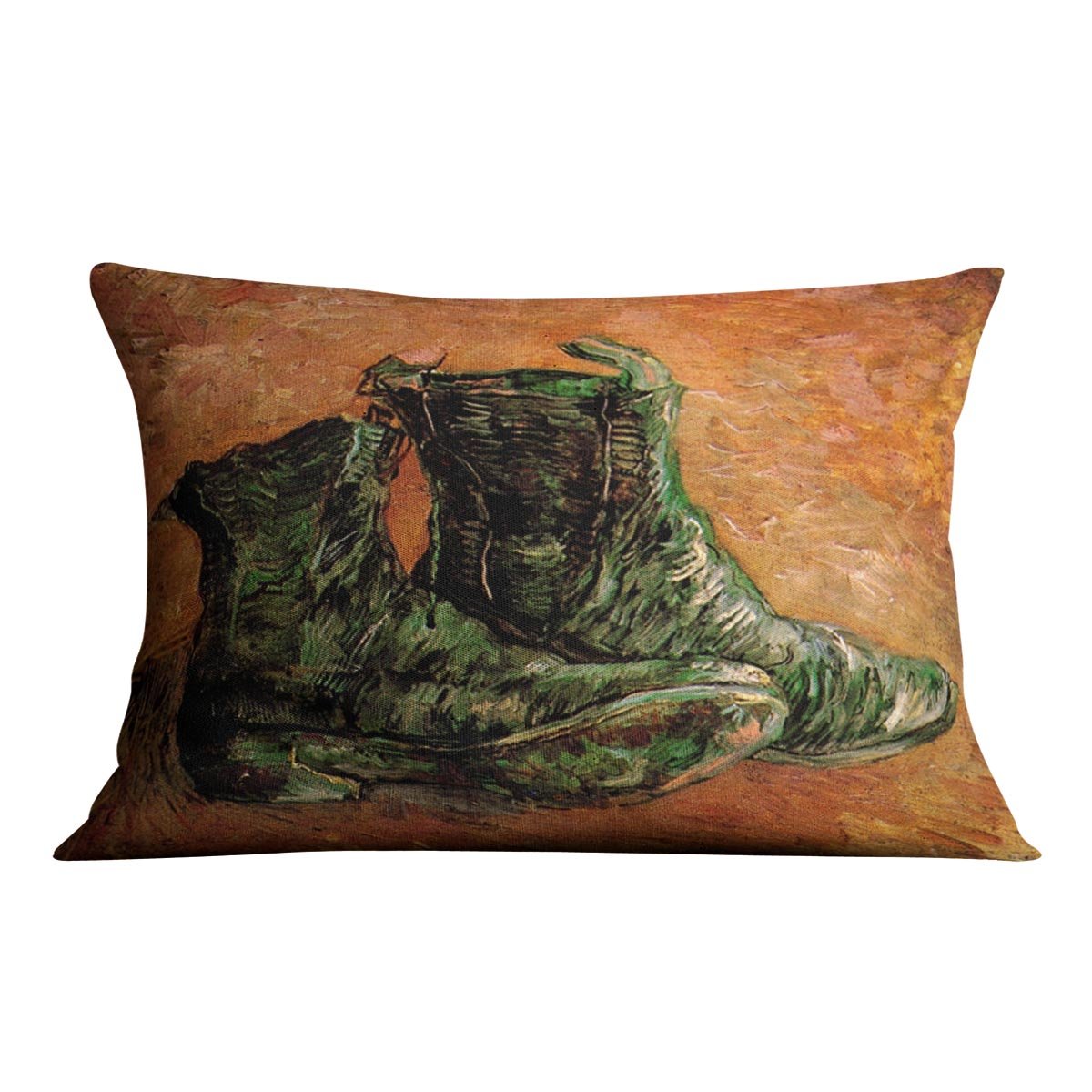 A Pair of Shoes by Van Gogh Throw Pillow