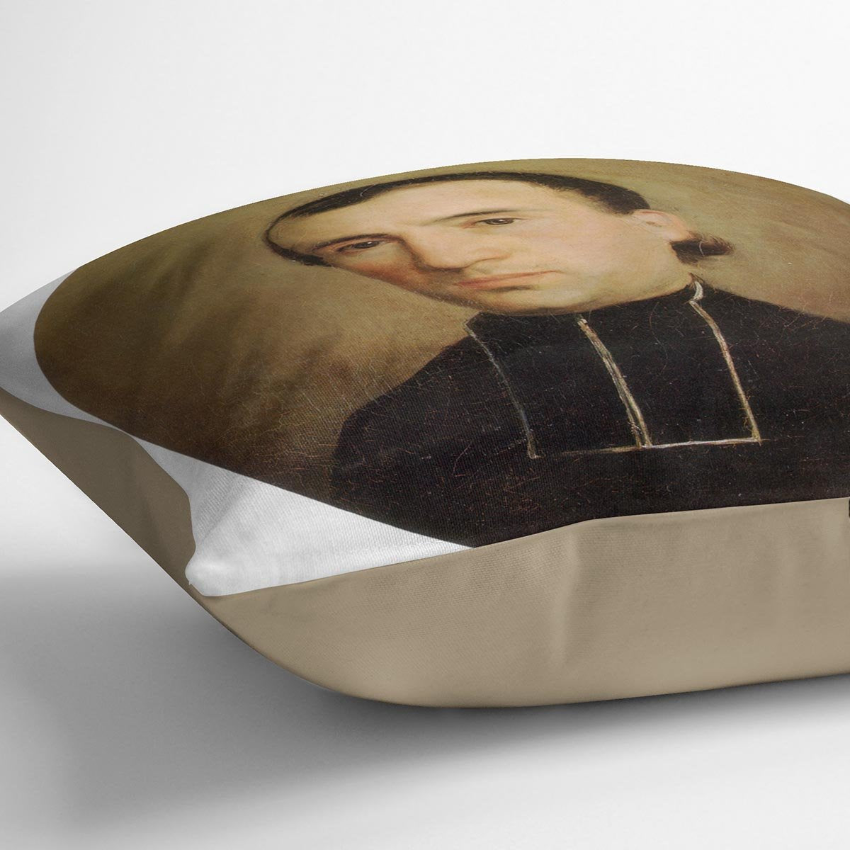 A Portrait of Eugene Bouguereau 1850 By Bouguereau Throw Pillow