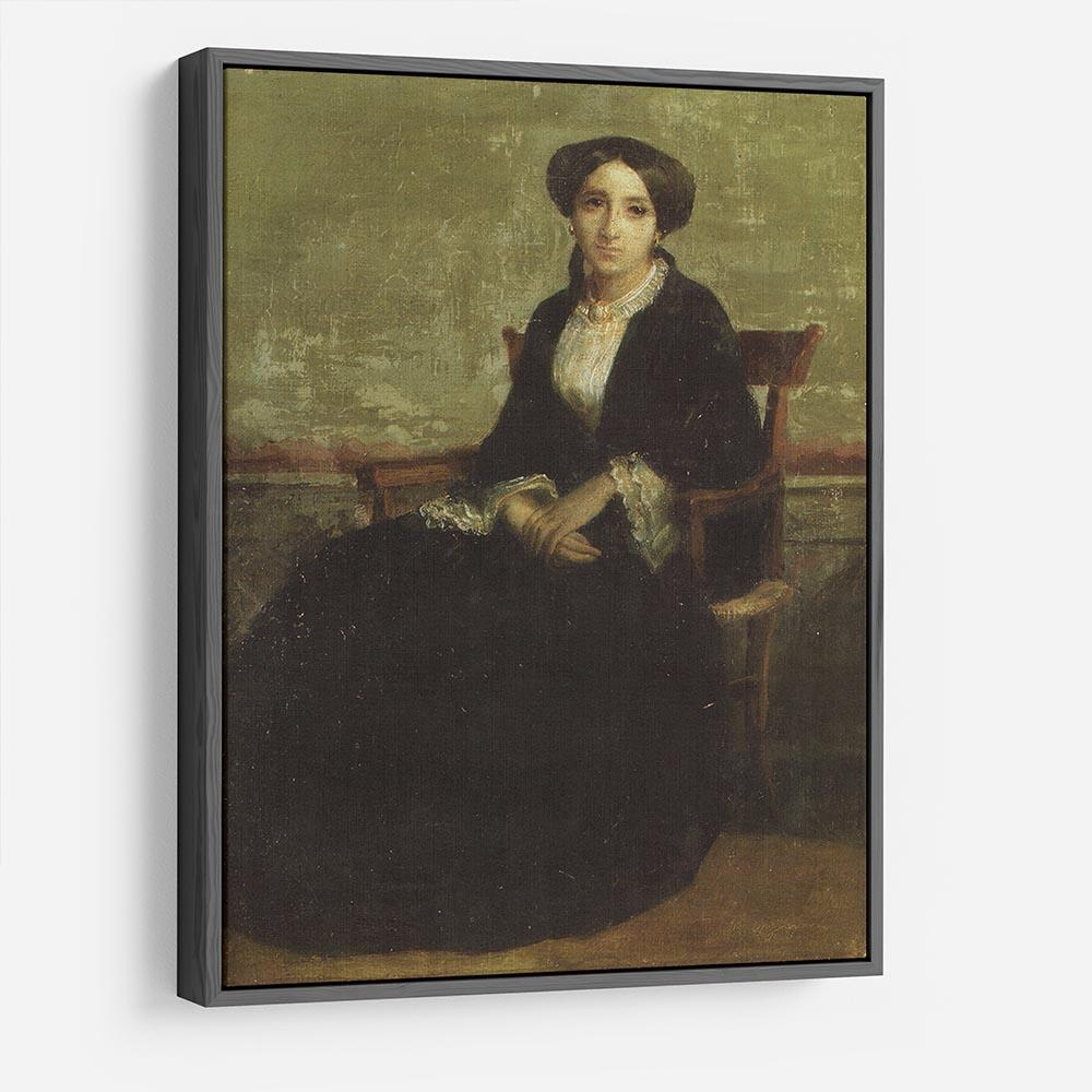 A Portrait of Genevieve Bouguereau 1850 By Bouguereau HD Metal Print