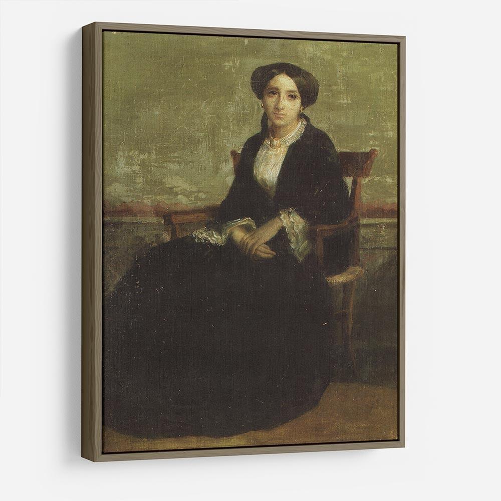 A Portrait of Genevieve Bouguereau 1850 By Bouguereau HD Metal Print