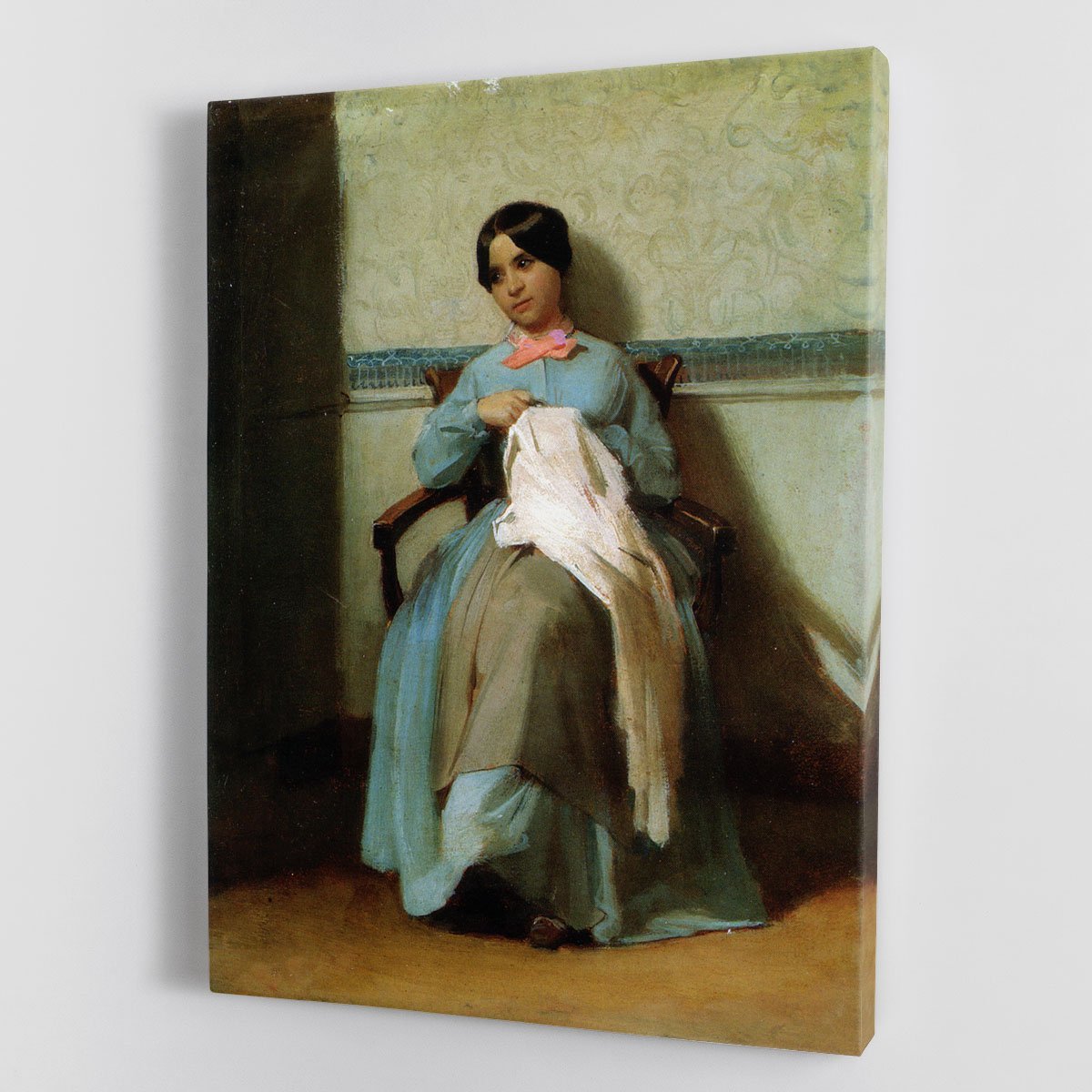 A Portrait of Lonie Bouguereau By Bouguereau Canvas Print or Poster