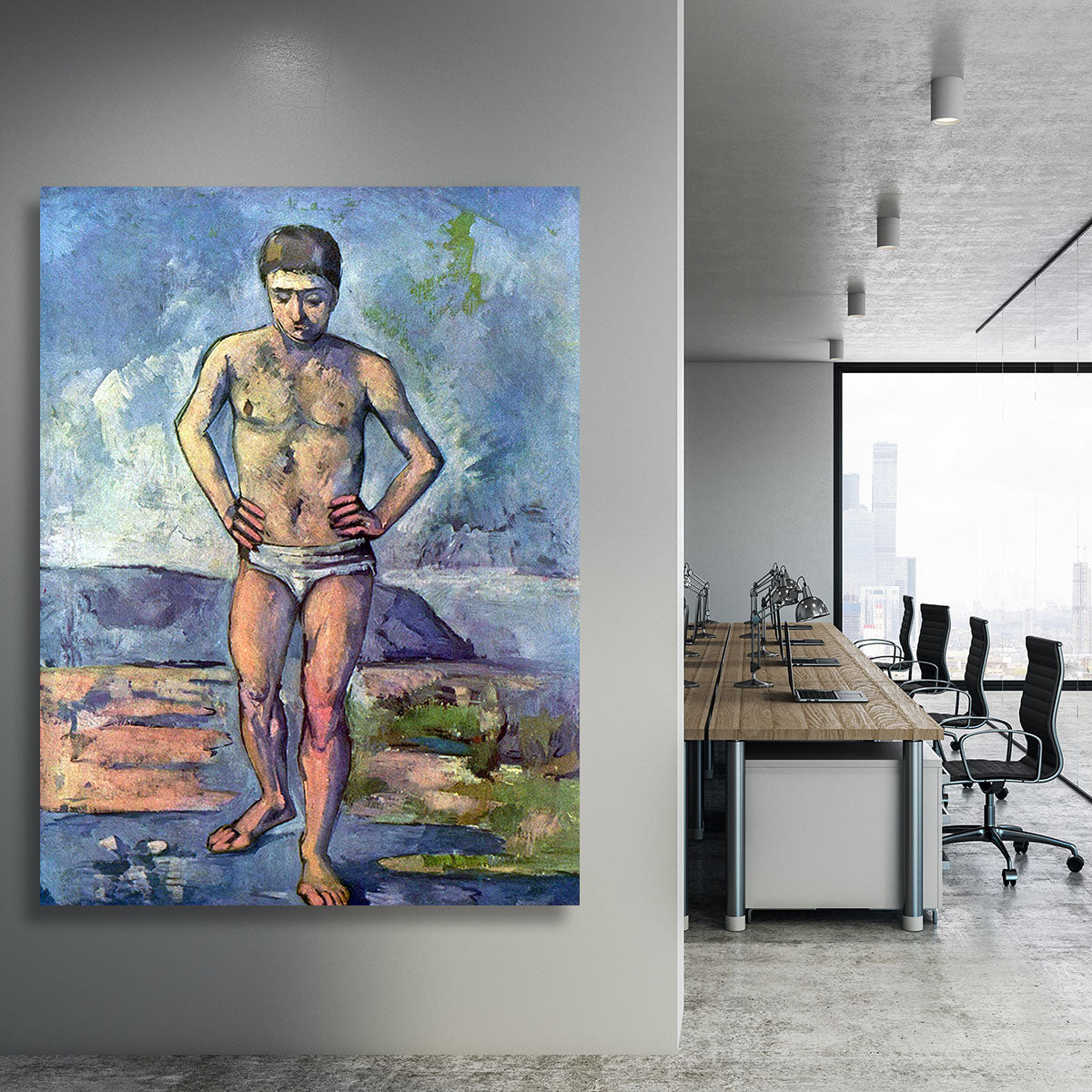 A Swimmer by Cezanne Canvas Print or Poster - Canvas Art Rocks - 3