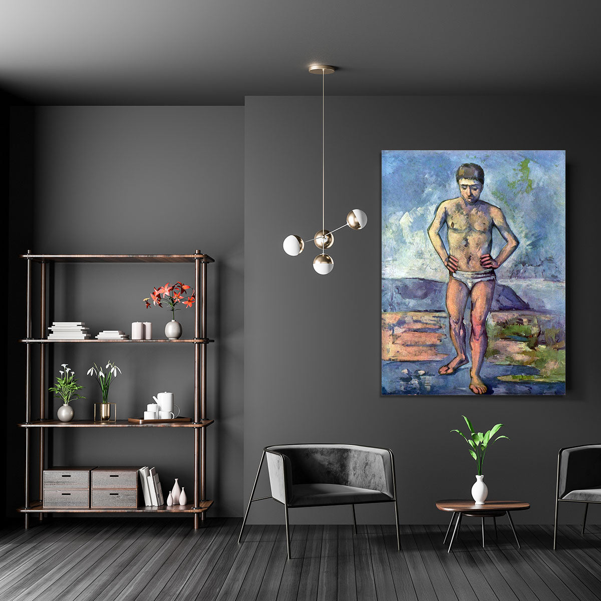 A Swimmer by Cezanne Canvas Print or Poster - Canvas Art Rocks - 5