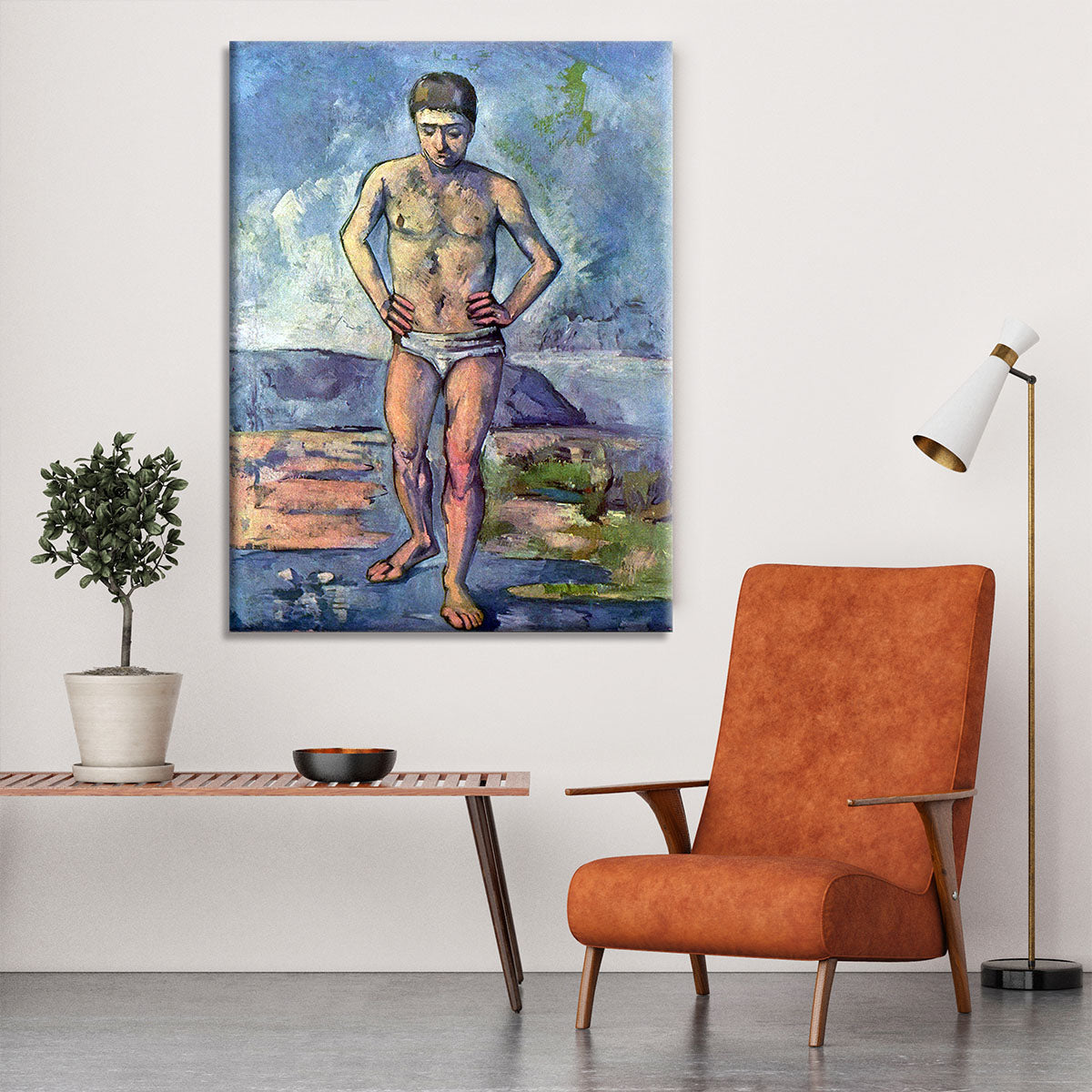A Swimmer by Cezanne Canvas Print or Poster - Canvas Art Rocks - 6