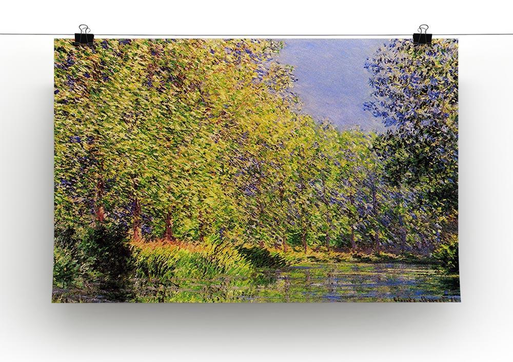 A bend of the Epte Giverny by Monet Canvas Print & Poster - Canvas Art Rocks - 2