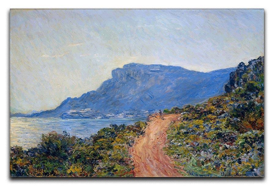 A coastal view with a bay by Monet Canvas Print & Poster  - Canvas Art Rocks - 1