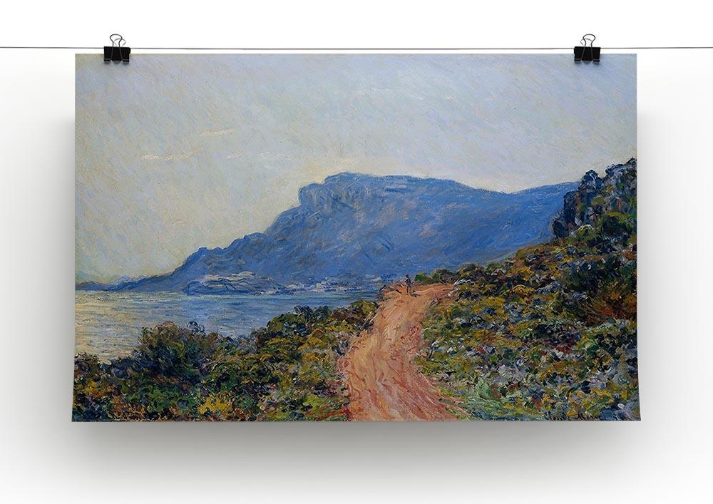 A coastal view with a bay by Monet Canvas Print & Poster - Canvas Art Rocks - 2