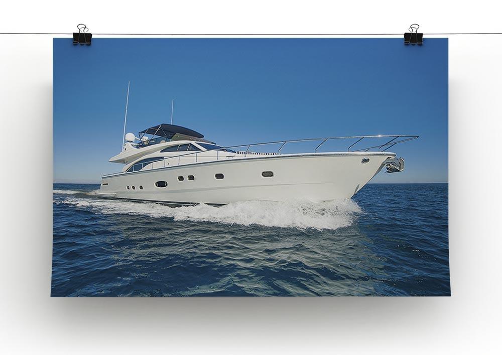 A luxury private motor yacht Canvas Print or Poster - Canvas Art Rocks - 2