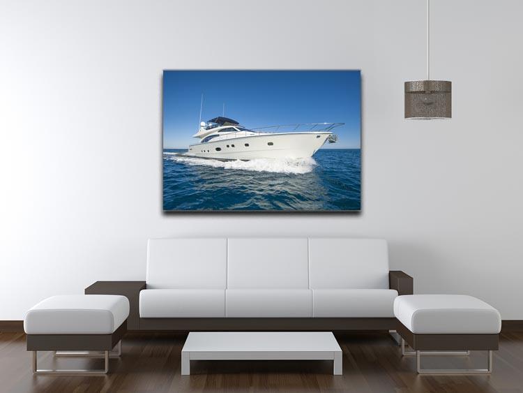 A luxury private motor yacht Canvas Print or Poster - Canvas Art Rocks - 4