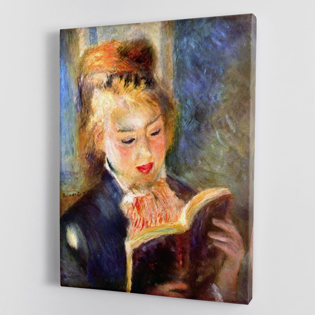 A reading girl1 by Renoir Canvas Print or Poster