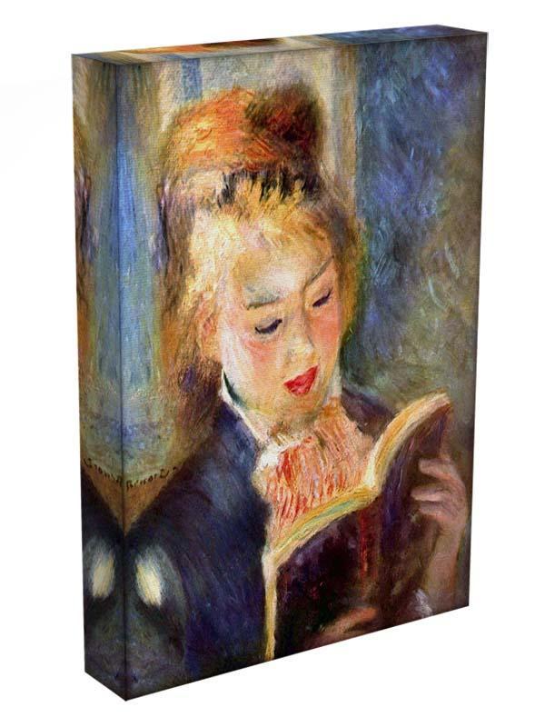 A reading girl1 by Renoir Canvas Print or Poster - Canvas Art Rocks - 3
