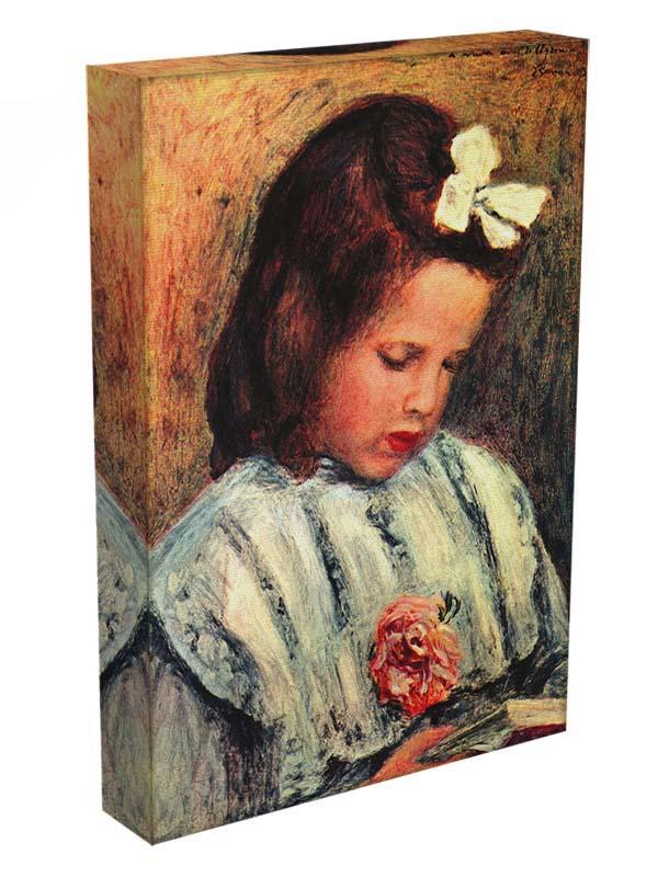 A reading girl by Renoir Canvas Print or Poster - Canvas Art Rocks - 3