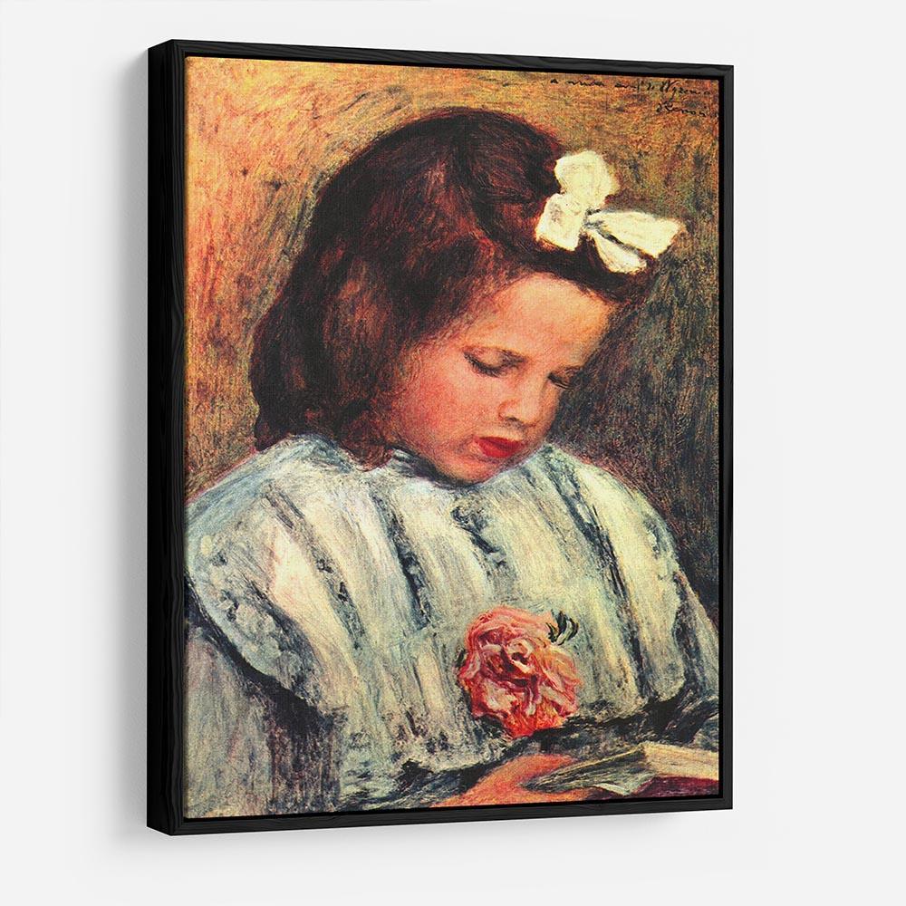 A reading girl by Renoir HD Metal Print
