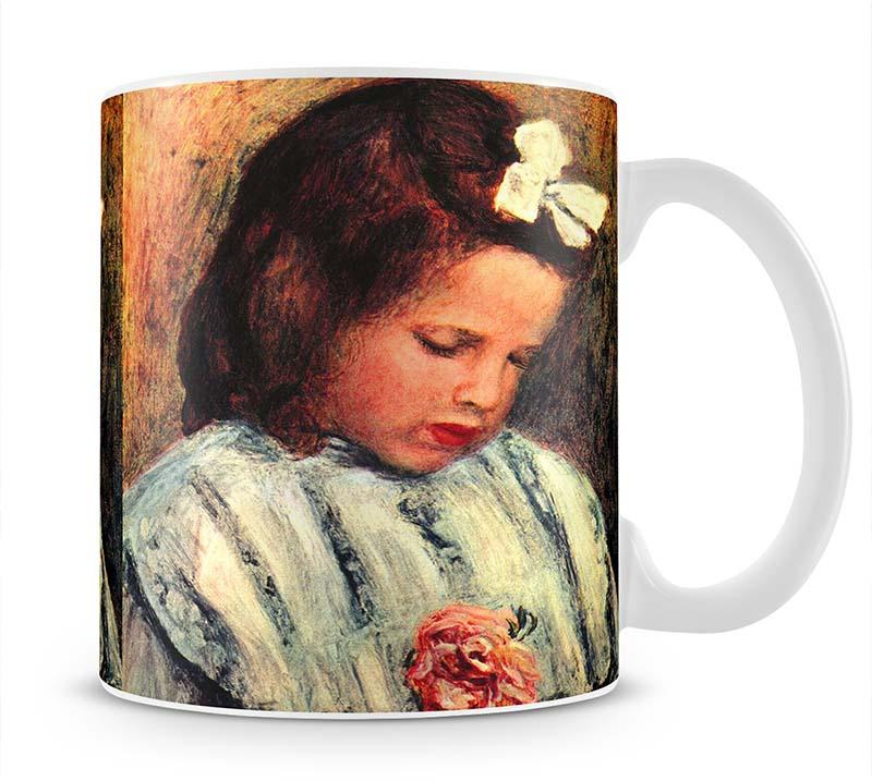 A reading girl by Renoir Mug - Canvas Art Rocks - 1