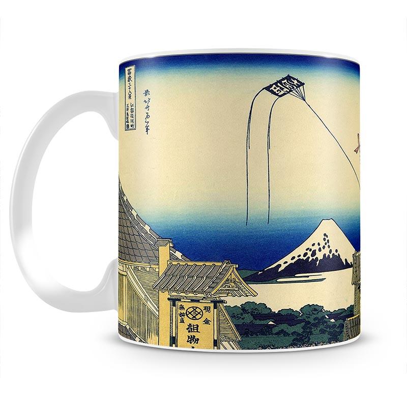 A sketch of the Mitsui shop by Hokusai Mug - Canvas Art Rocks - 2